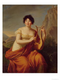 Madame de Stael as Corinne Giclee Print by Firmin Massot Madame de Stael as Corinne Giclee Print by Firmin Massot