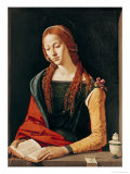 St. Mary Magdalene, 1500-10 Giclée-tryk af Piero di Cosimo St. Mary Magdalene, 1500-10 Giclée-tryk af Piero di Cosimo