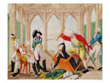 Shame and Regret, a Tragi-Comic Play, Caricature on the Capitulation of Ulm on the 20th October 180 Lámina giclée