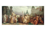 Palm Sunday Procession Under the Reign of Tsar Alexis Romanov 1868 Giclee Print by Viatcheslav Grigorievitch Schwarz
