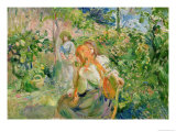 In the Garden at Roche-Plate, 1894 reproduction procédé giclée par Berthe Morisot