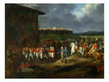 The English Prisoners at Astorga Being Presented to Napoleon Bonaparte in 1809, 1810 Giclee Print by Hippolyte Lecomte