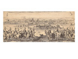 The Queen with Her Entourage on the Outskirts of Paris, 17th May 1616 Giclee Print by Matthaus Merian The Elder