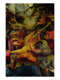 Demons Armed with Sticks from the Isenheim Altarpiece, C,1512-16 Reproduction procédé giclée par Matthias Grünewald