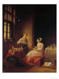 Interior of a House in Macon Giclee Print by Pierre Victor Olagnon