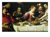 The Meal Giclee Print by Theodor Rombouts