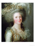 Elisabeth of France Called Madame Elisabeth, 1788 reproduction procédé giclée par Adelaide Labille-Guiard