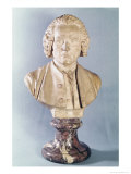 Bust of Jean-Jacques Rousseau reproduction procédé giclée par Jean-Antoine Houdon