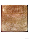 Plaque of Darius I 550-500 BC Lámina giclée