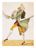 Place! Place!, Caricature of the Returning Emigrants, 1815 Lámina giclée