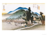 Ishiyakushi, from the Series "53 Stations of the Tokaido", 1833-34 Giclee Print by Ando Hiroshige