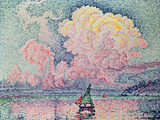 Antibes, the Pink Cloud, 1916 Giclee Print by Paul Signac