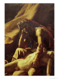 The Raft of the Medusa, Detail of an Old Man, 1819 Reproduction procédé giclée par Théodore Géricault