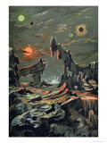 The World of Four Moons and Four Suns Giclee Print