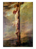 Christ on the Cross, circa 1646 reproduction procédé giclée par Rembrandt van Rijn 