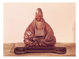 Seated Statue of Basho Edo Period Giclee Print by Ran-koo 