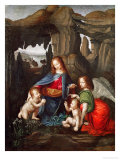 Madonna of the Rocks Giclee Print by Leonardo da Vinci 
