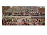 The Ommeganck in Brussels in 1615: Procession of Notre Dame de Sablon, 1616 Reproduction procédé giclée par Denys Van Alsloot