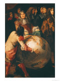 Jean-Baptiste Colbert Presenting the Members of the Royal Academy of Science to Louis XIV, 1667 Giclee Print by Henri Testelin