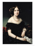 Portrait of the Baroness of Weisweiller, 1853 Giclee Print by Federico de Madrazo y Kuntz