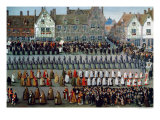The Triumph of the Archduchess Isabella in the Ommegang in Brussels, 31st May 1615, 1616 Giclée-Druck von Denys Van Alsloot