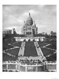 Basilica of Sacre-Coeur, Montmartre, 1876-1910 Reproduction procédé giclée par Paul Abadie