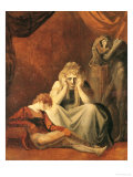 Here I and Sorrow Sit", Act II Scene I of "King John" by William Shakespeare 1783 reproduction procédé giclée par Henry Fuseli