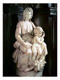 La Sainte Vierge et l'Enfant reproduction procédé giclée par Michelangelo Buonarroti 