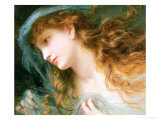 Head of a Nymph reproduction procédé giclée par Sophie Anderson
