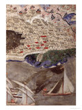 The Ottoman Fleet Blocking the Port of Marseille in 1454 Giclee Print by Nasuh Al-silahi