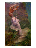 Ophelia Drowning, 1895 Giclee Print by Paul Albert Steck