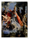 The Triumph of St. Augustine 1664 Giclee Print by Claudio Coello