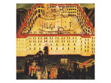 St. John of Rila Thaumaturge, Detail of the Funerary Cortege Leaving the Monastery of Rila Giclee Print by Master John Of Samakov 