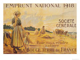 Poster for the Loan for National Defence from the Societe Generale, 1918 Giclee Print by B. Chavannaz