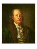 Portrait of Benjamin Franklin Reproduction procédé giclée par George Peter Alexander Healy