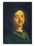 Retrato de Pedro el Grande Lámina giclée por Ivan Nikitich Nikitin
