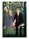 The Muse Inspiring the Poet, 1909 Giclee Print by Henri Rousseau