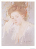 Head of a Young Girl Giclee Print by Mary Cassatt Head of a Young Girl Giclee Print by Mary Cassatt