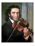 Dortrait of Niccolo Paganini Giclée-Druck