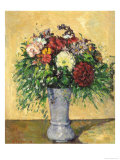 Bouquet of Flowers in a Vase, circa 1877 Reproduction procédé giclée par Paul Cézanne