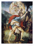 St. Christopher reproduction procédé giclée par Master Of Messkirch 