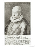 Portrait of Roland de Lassus 1593-94 Giclee Print by Johannes Sadeler