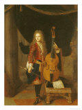 Portrait of Johann Schenck Reproduction procédé giclée par Constantin Netscher