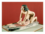 Model of a Woman Grinding Grain, Old Kingdom Giclee Print Model of a Woman Grinding Grain, Old Kingdom Giclee Print