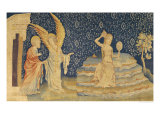The Whore of Babylon, Number 64 from "The Apocalypse of Angers", 1373-87 reproduction procédé giclée par Nicolas Bataille