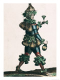 The Innkeeper, Allegorical Costume Design Giclee Print by Nicolas Bonnart