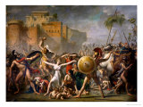 The Sabine Women, 1799 Giclee Print by Jacques-Louis David