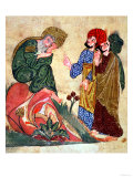 Socrates and Students, from "The Better Sentences and Most Precious Dictations" by Al-Moubacchir Giclee Print