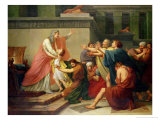 Joseph Recognised by His Brothers Giclee Print by Francois Pascal Simon Baron Gerard