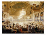 Women Dining at the Tuileries in 1835 Impressão giclée por Eugène Viollet-le-Duc Women Dining at the Tuileries in 1835 Impressão giclée por Eugène Viollet-le-Duc
